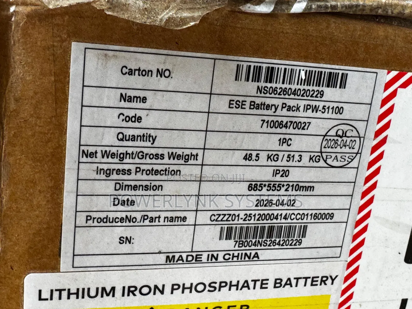 Itel 5kwh Lithium Battery 24v & 48v