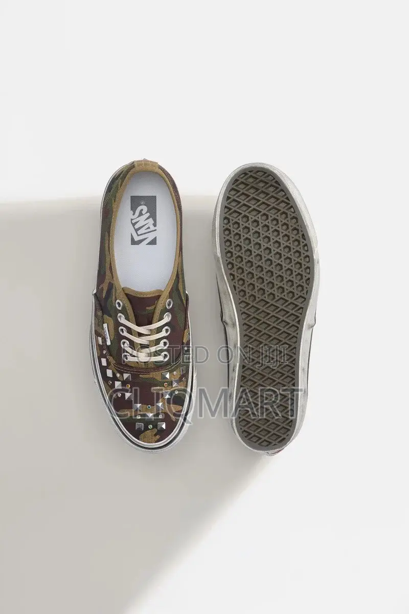 Vans Vault Camo Studded Authentic Low-Top Sneakers