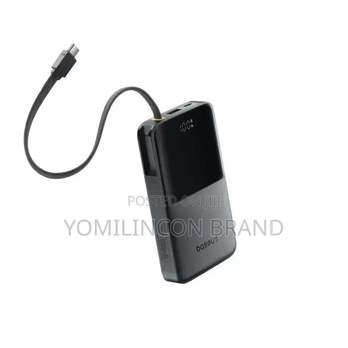 Baseus EnerFill Bipow2 Pro 20000mAh Power Bank, 22.5W - Black