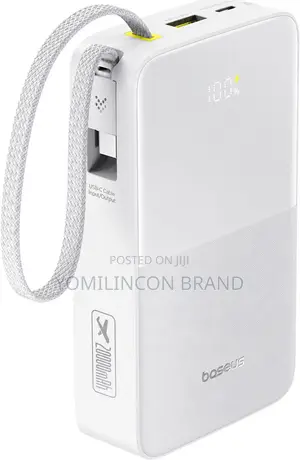 Baseus EnerFill Bipow2Pro 20000mAh PowerBank,22.5W Fast Charging,White