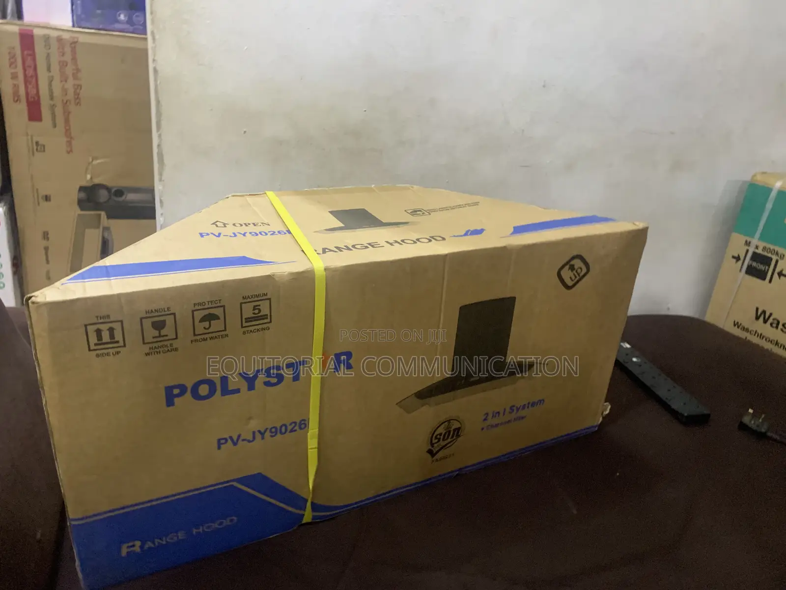 Polystar PV-JY9026B 2-in-1 Charcoal and Grease Filter Hood