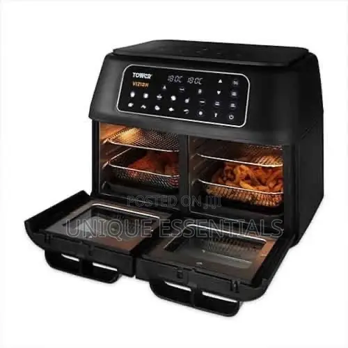 Tower Dual Compartment Digital Air Fryer Oven - 11l - 2400W