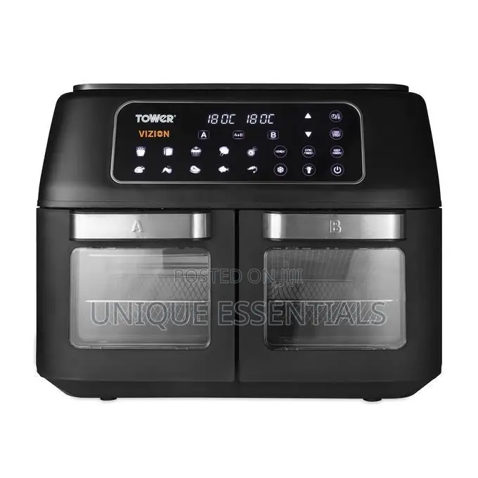 Tower Dual Compartment Digital Air Fryer Oven - 11l - 2400W