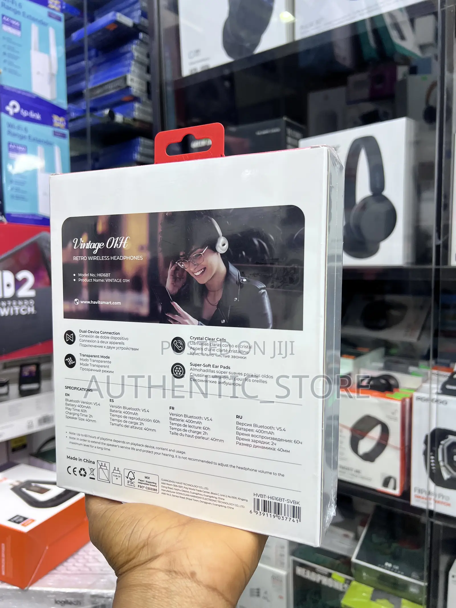 Havit Vintage 01h Retro Wireless Headphones