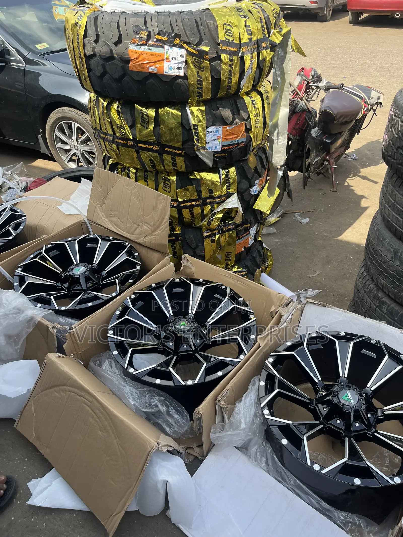 20 Inches Off-Road Alloy Rim for Sale | Black & Silver