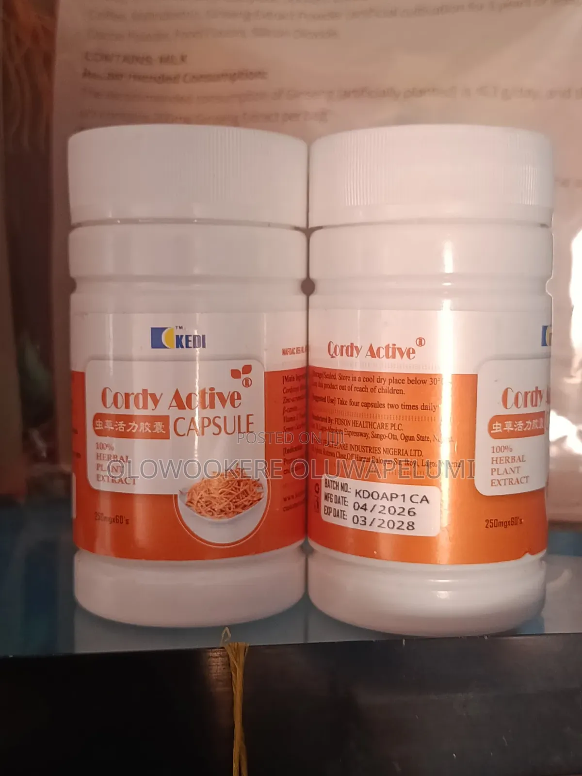 Natural Energy, Immune Defense & Anti-Aging - Kedi Cordy Active
