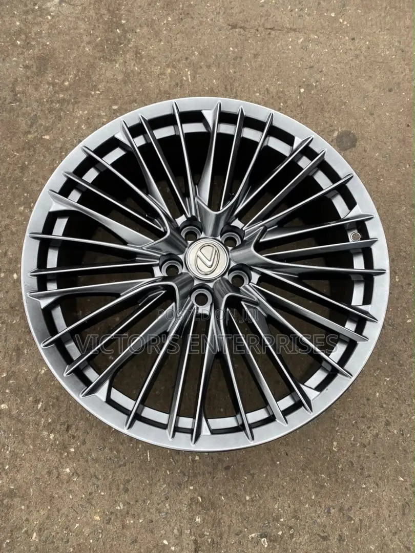 20 Inch Black Alloy Rims for Toyota & Lexus | Stylish Luxury Wheels