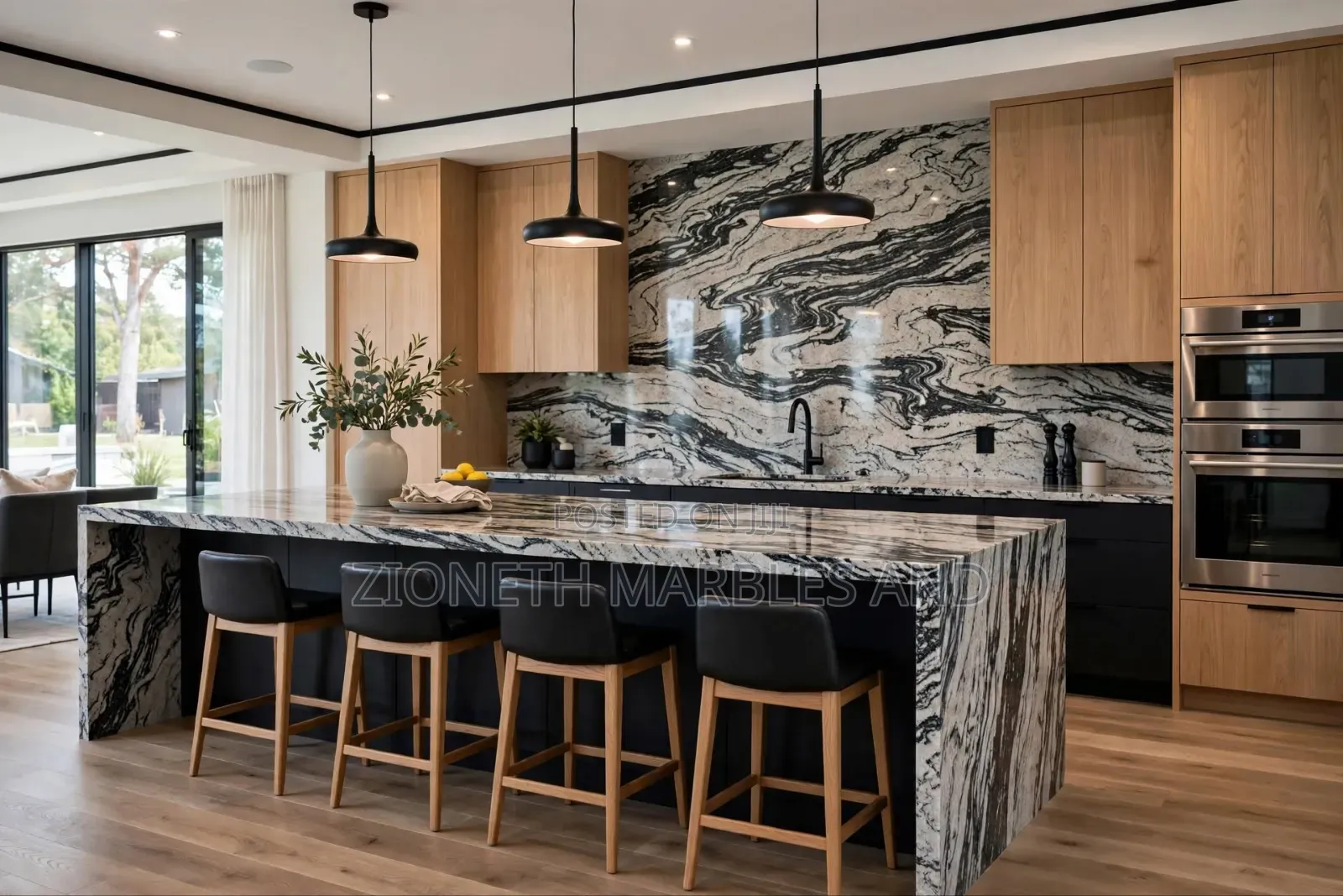 Silver White Granite Marble Slab