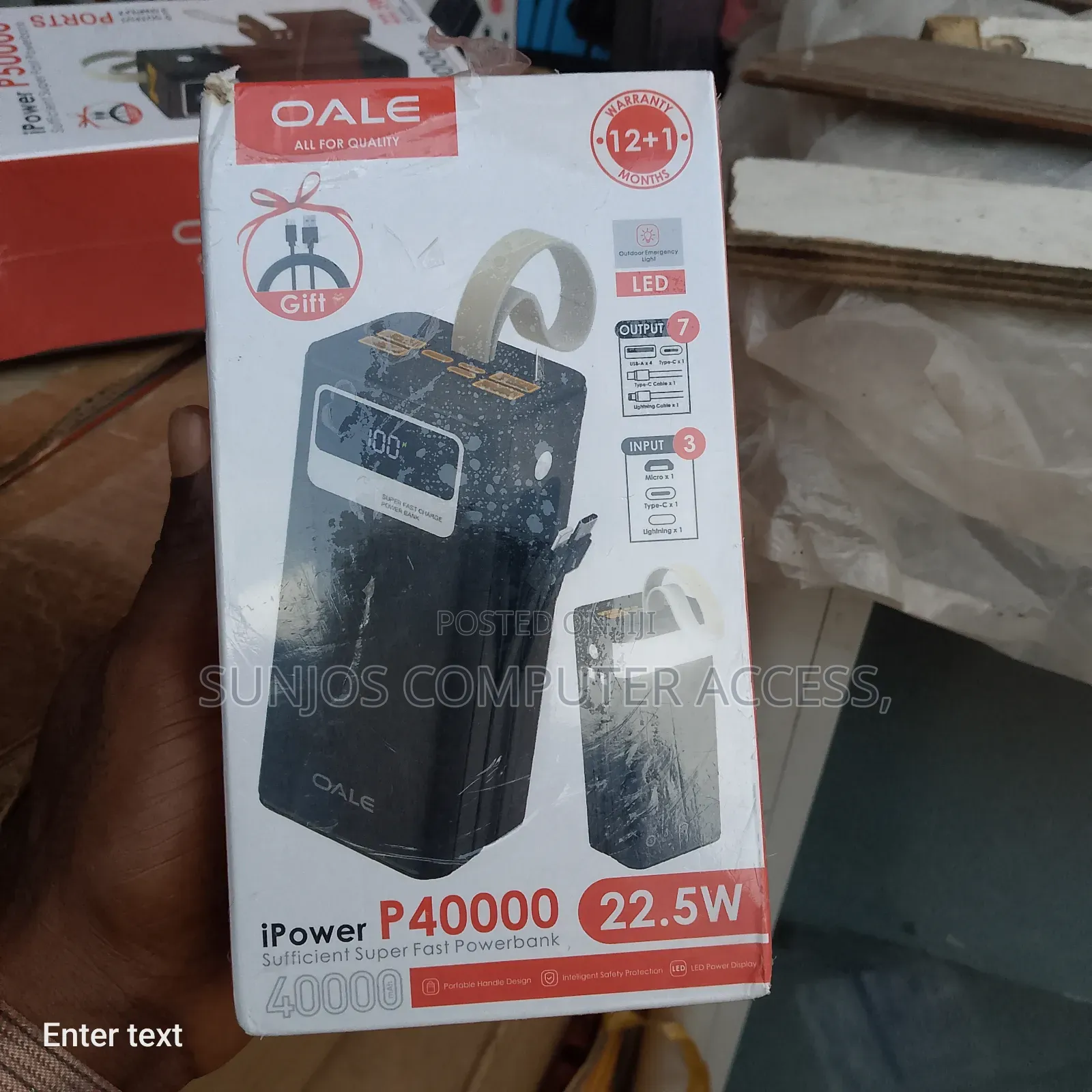 Oale Power Bank P40000 Mah 22.5w