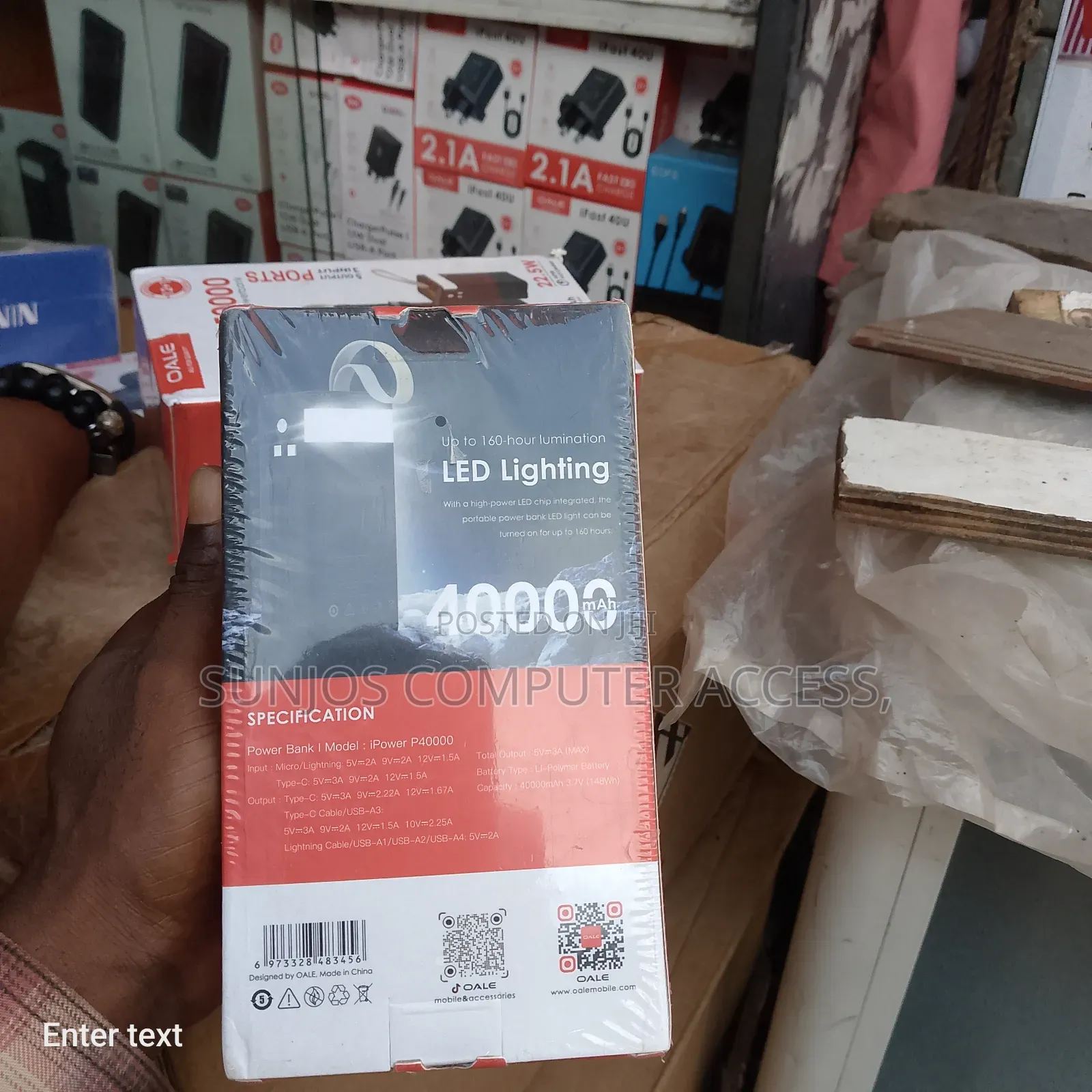 Oale Power Bank P40000 Mah 22.5w
