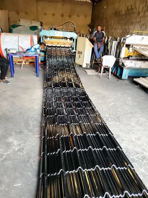Strong and Stylish 0.60mm Black Steptiles Roofing Sheets