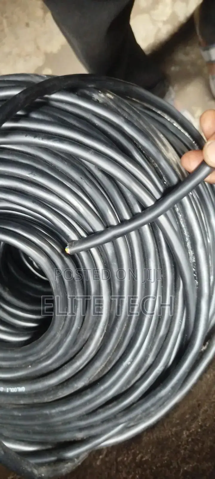 Pure Copper 4mm X 3 Core Flexible Cable (Full Gauge)