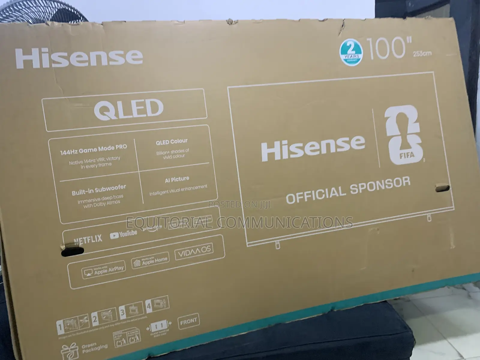 Hisense 100 Inches 4K QLED Smart TV 100Q7Q