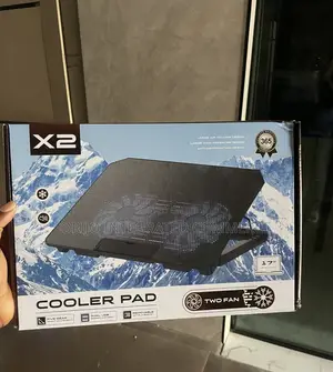 X2 Laptop Cooling Pad Dual Fan for 12-17 Inches Laptops