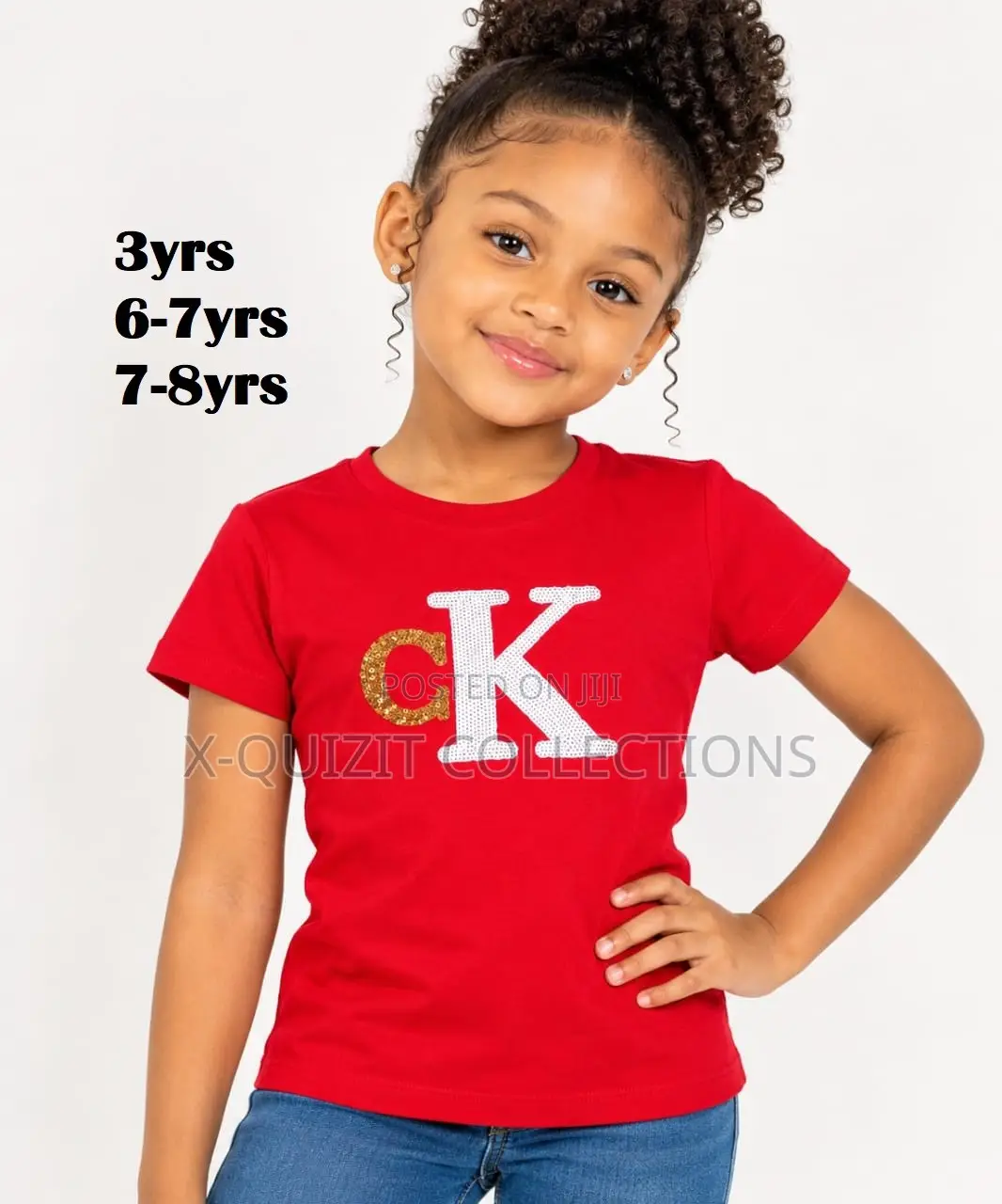 Girls’ Sequined T-Shirt (2yrs-10yrs)