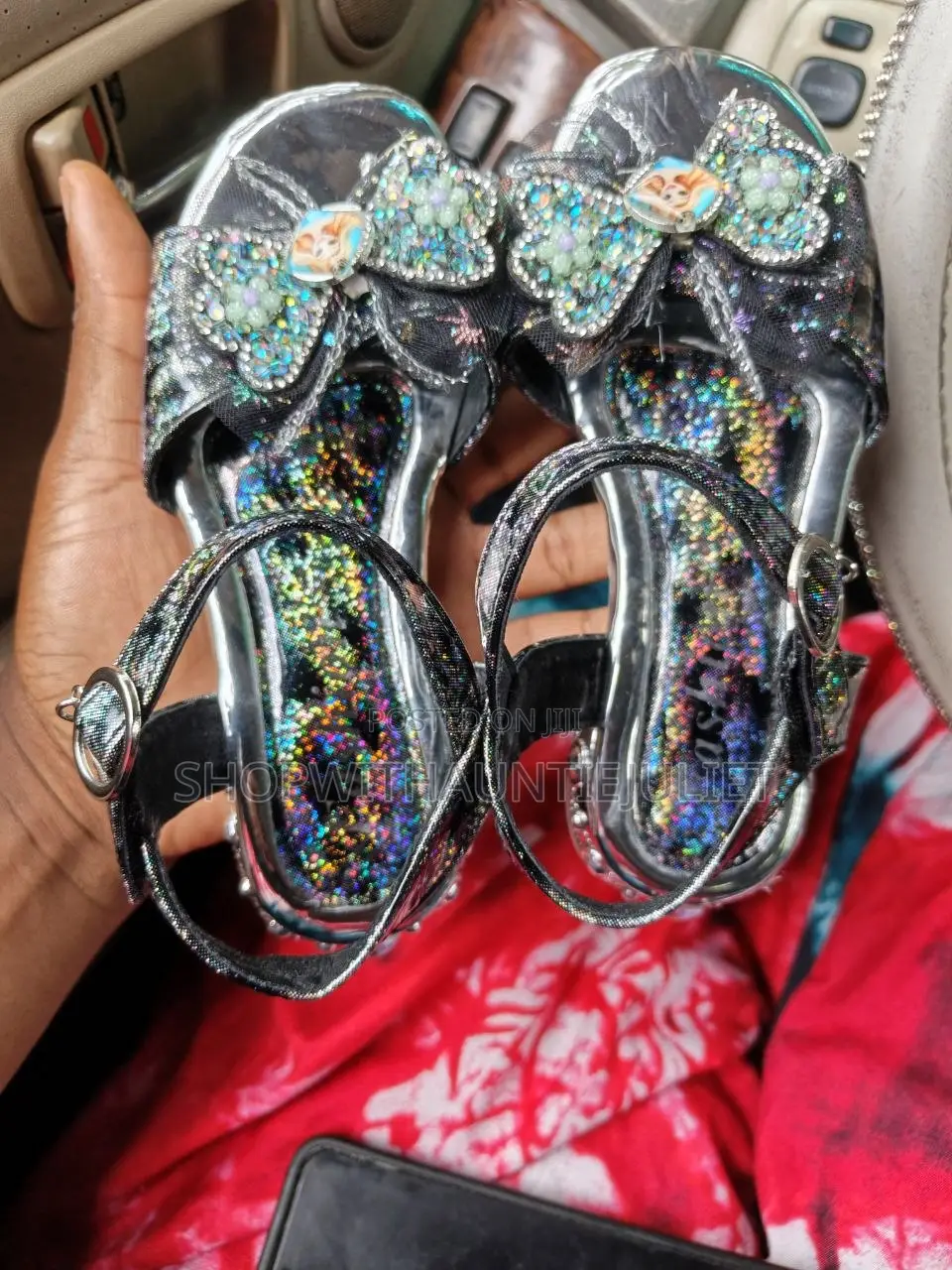 Princess Butterfly Bow Sandals