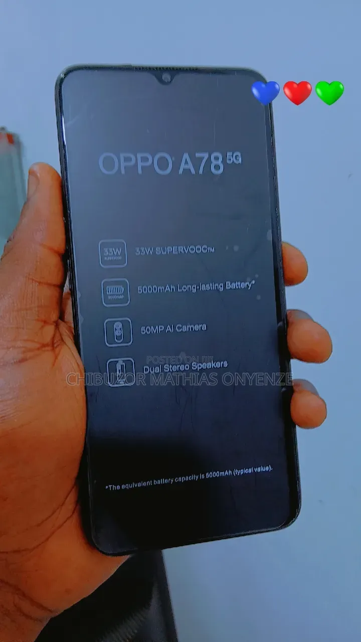 Oppo A78 5G 256 GB Black