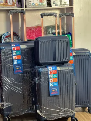 Blue Rubber Luggage