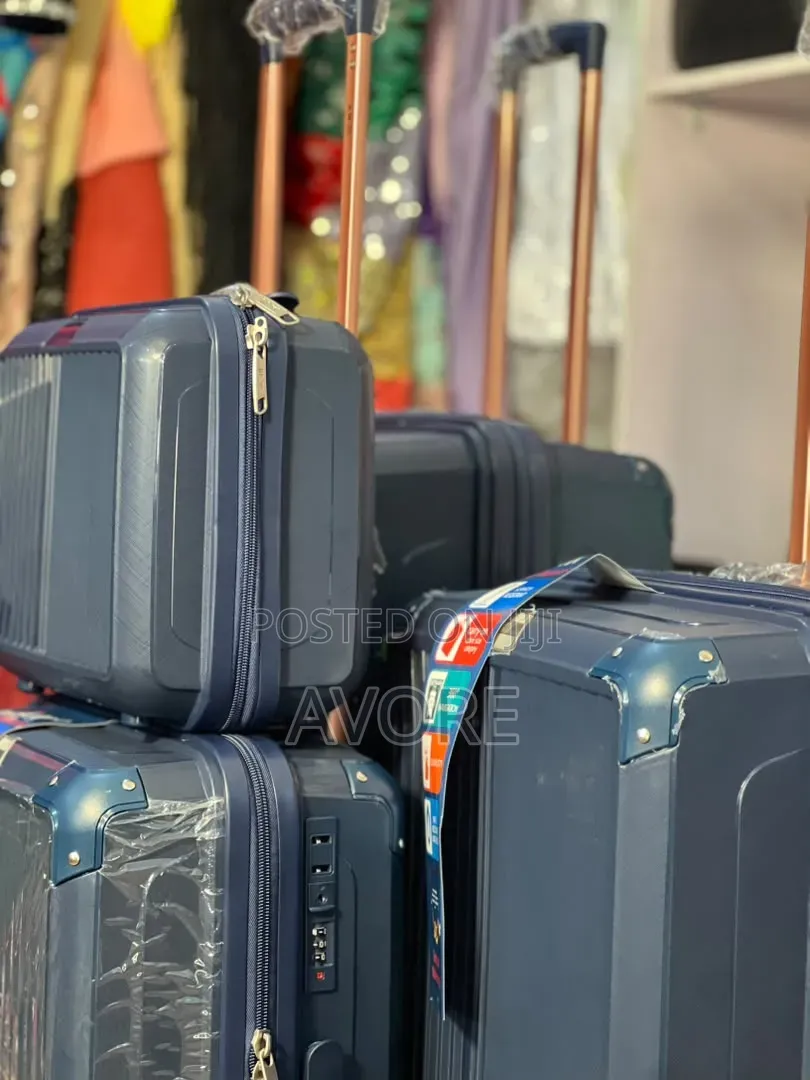 Blue Rubber Luggage