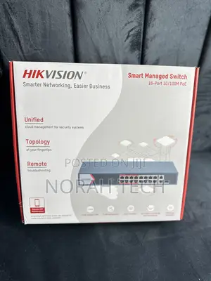 Hikvision Smart Managed 16port 10/100 Poe Switch