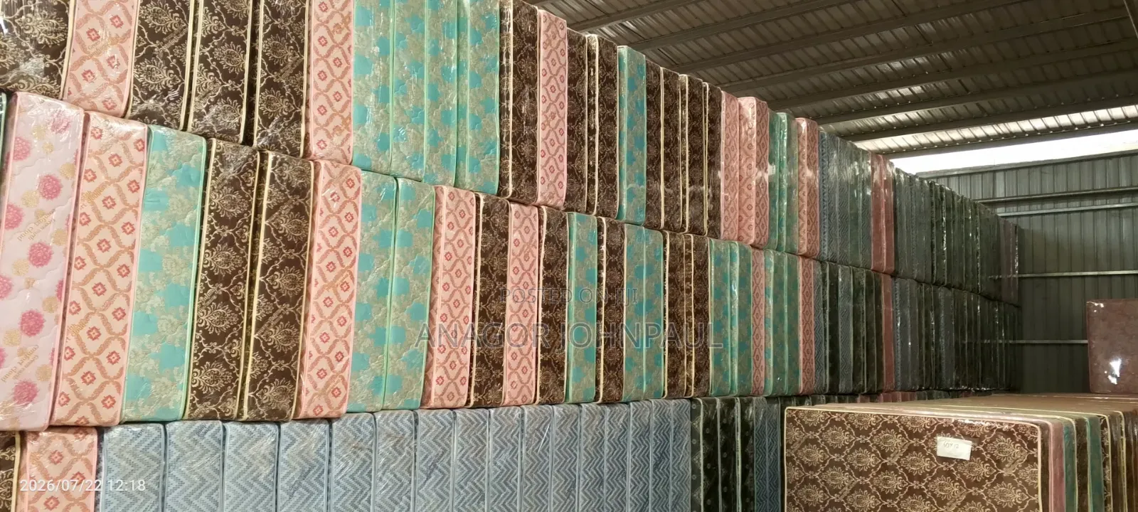 4 and Half By6 By10inches Green Earth Mattress