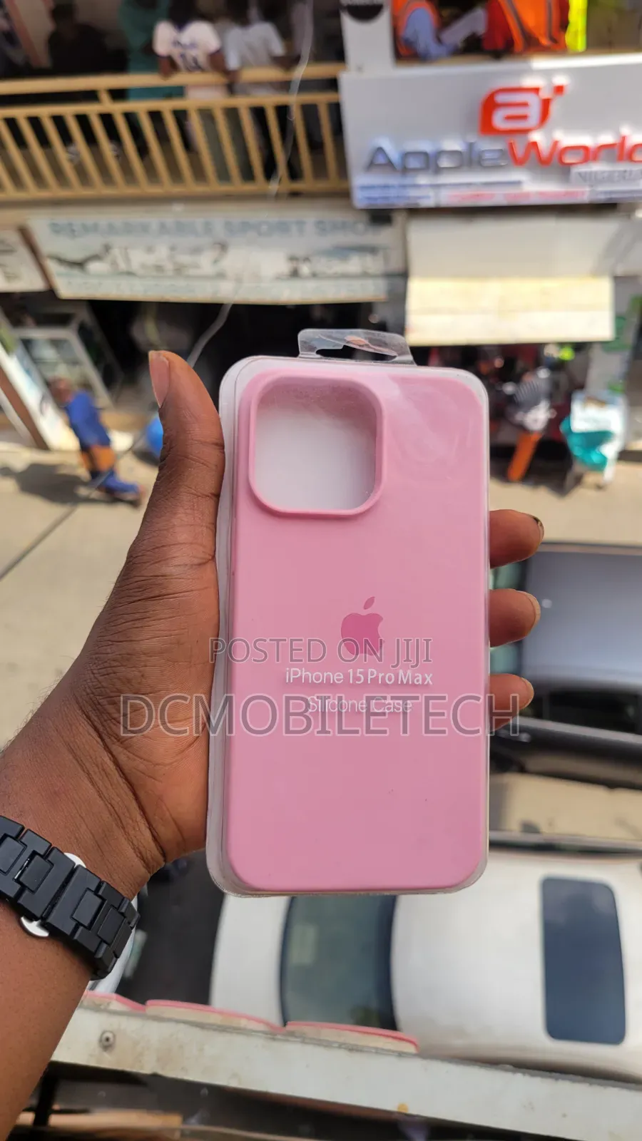 iPhone 15 Promax Pink Silicon Case
