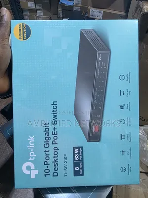 Tplink 10port Gigabit Poe + Switch TL-Sg1210p