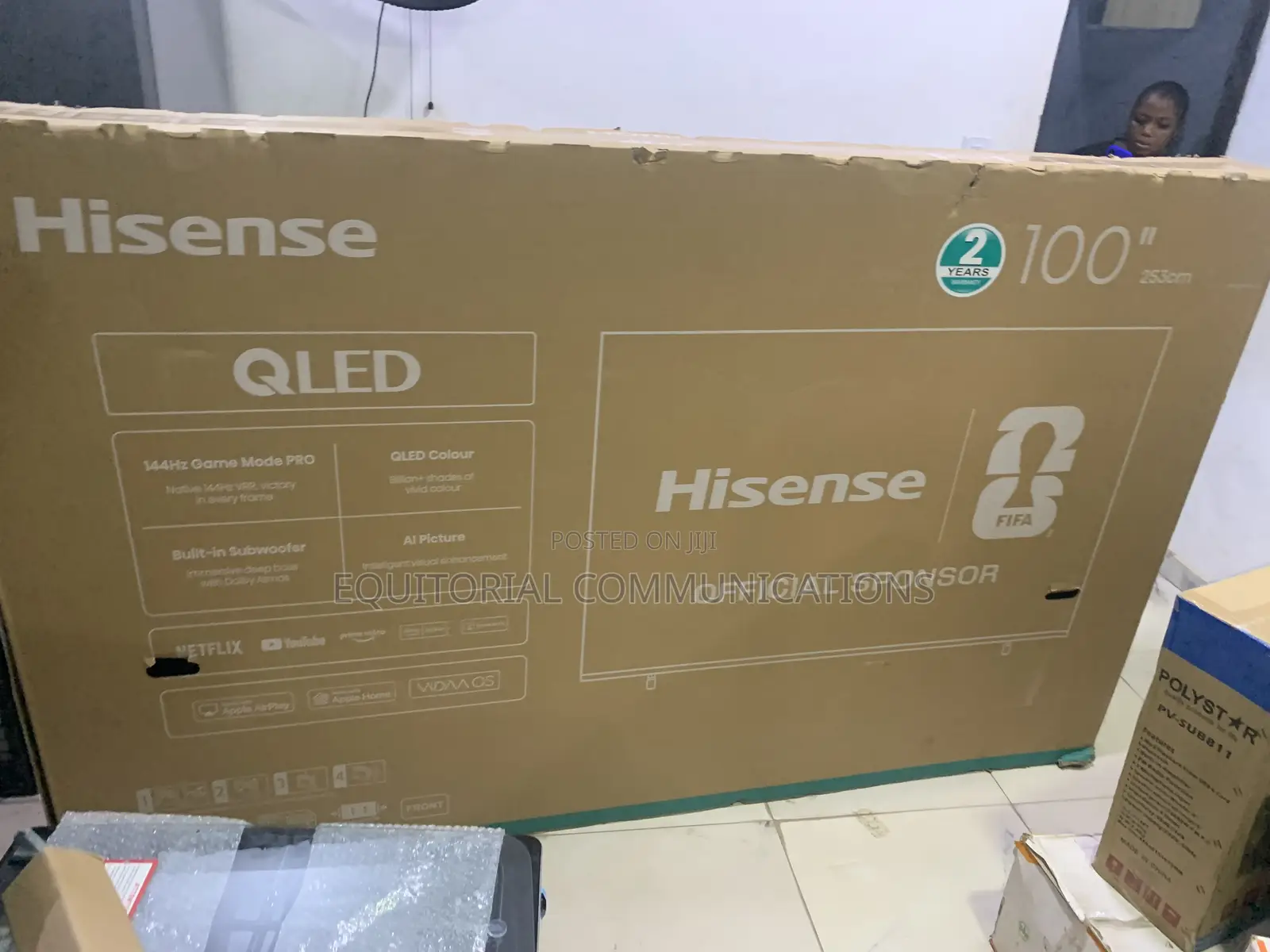 Hisense 100-Inch QLED Smart Television – Stunning Views for Every Room