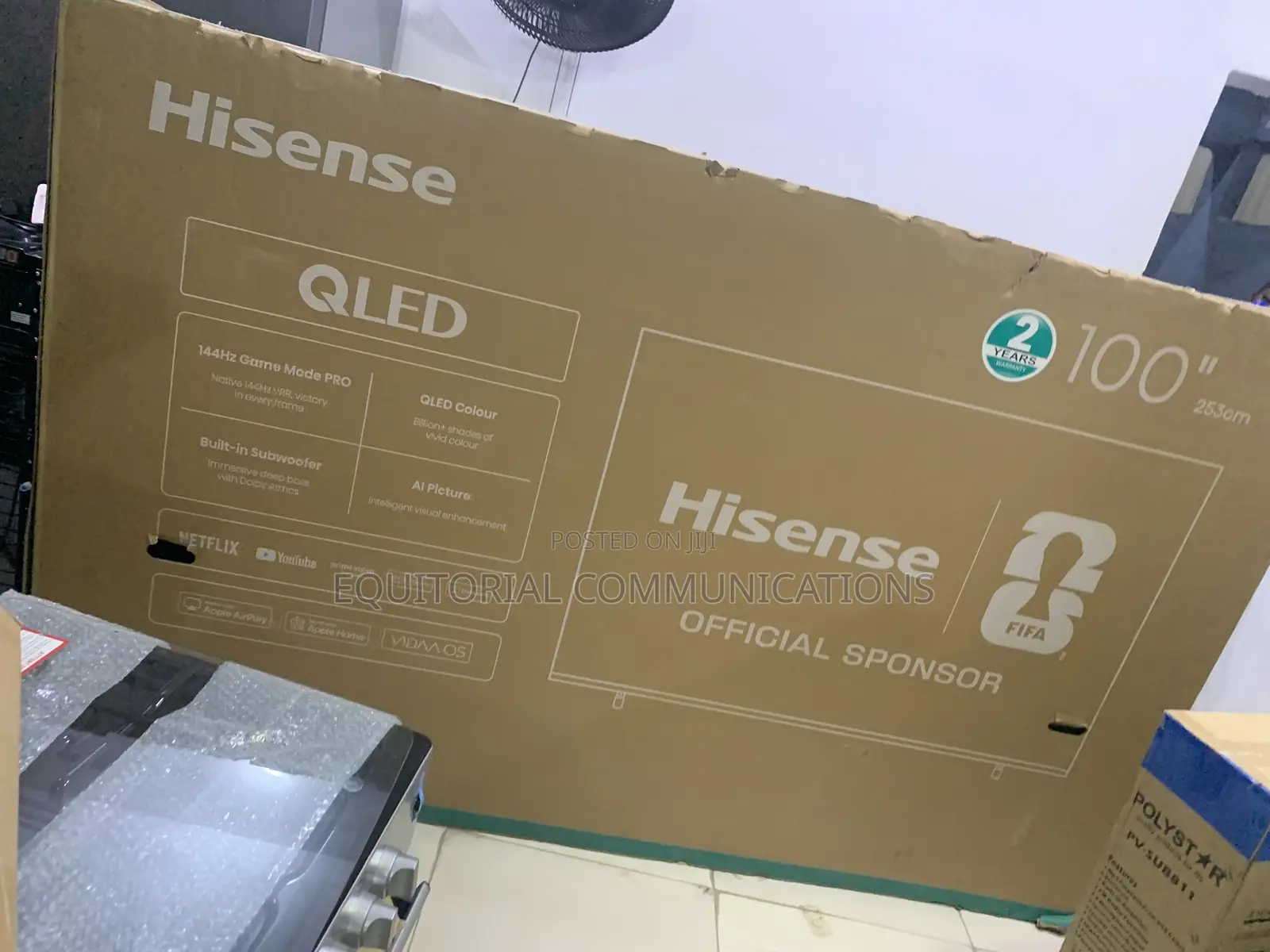 Hisense 100-Inch QLED Smart Television – Stunning Views for Every Room