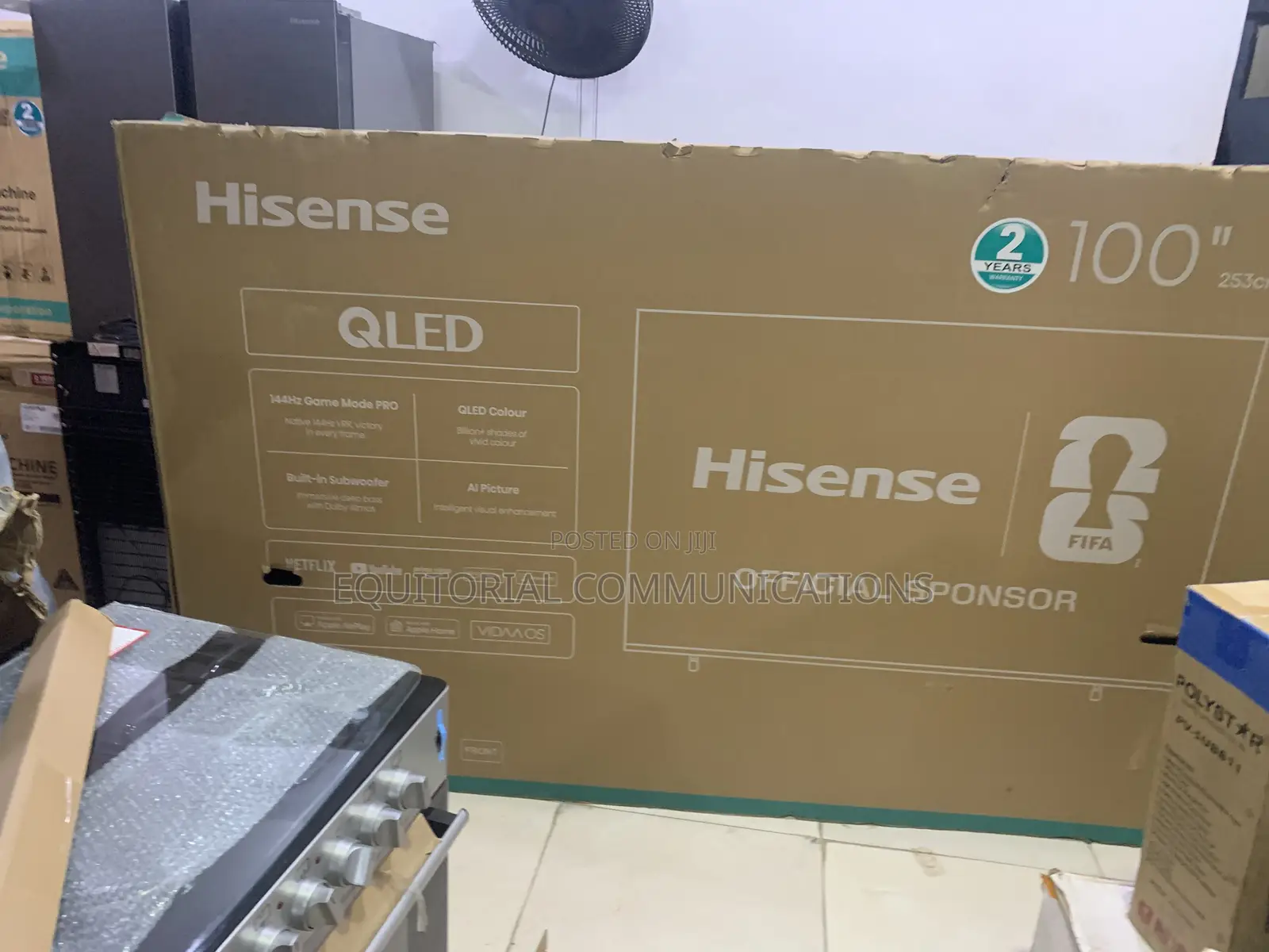 Hisense 100-Inch QLED Television – Make Every Movie Night Special