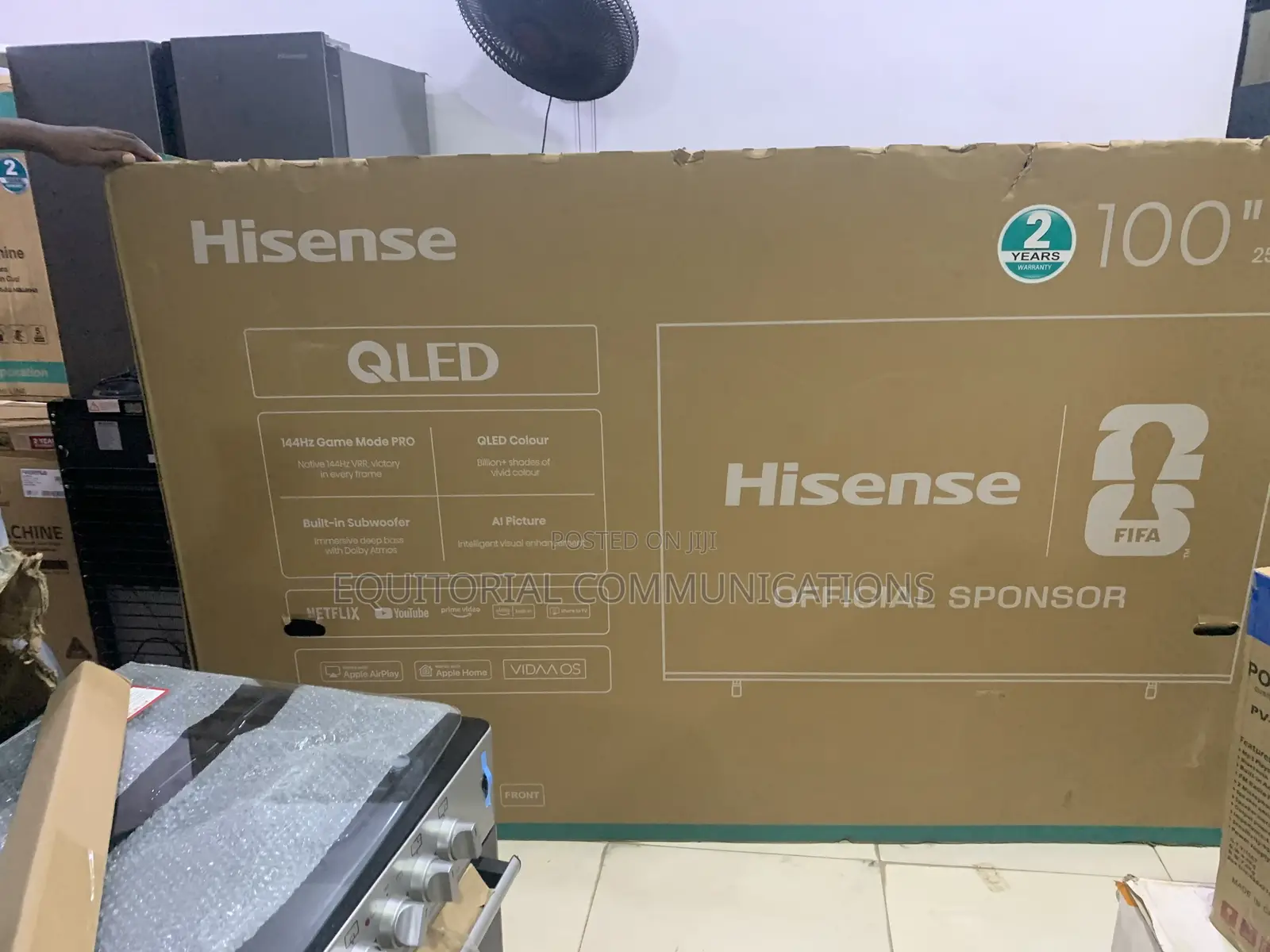 Hisense 100-Inch QLED TV 100Q7Q –Enjoy Rich Colours & Stunning Picture