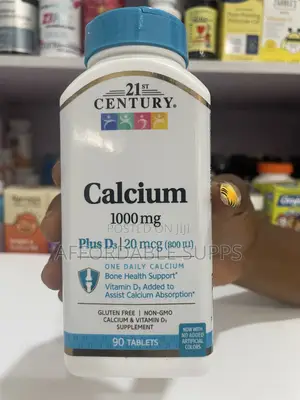 21st Century Calcium 600mg – 400 Tablets for Bone Health