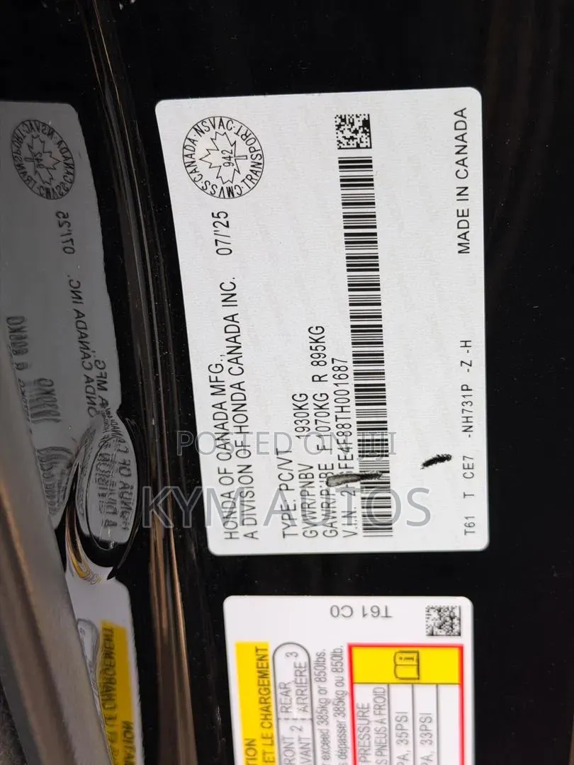 Honda Civic 2025 Black