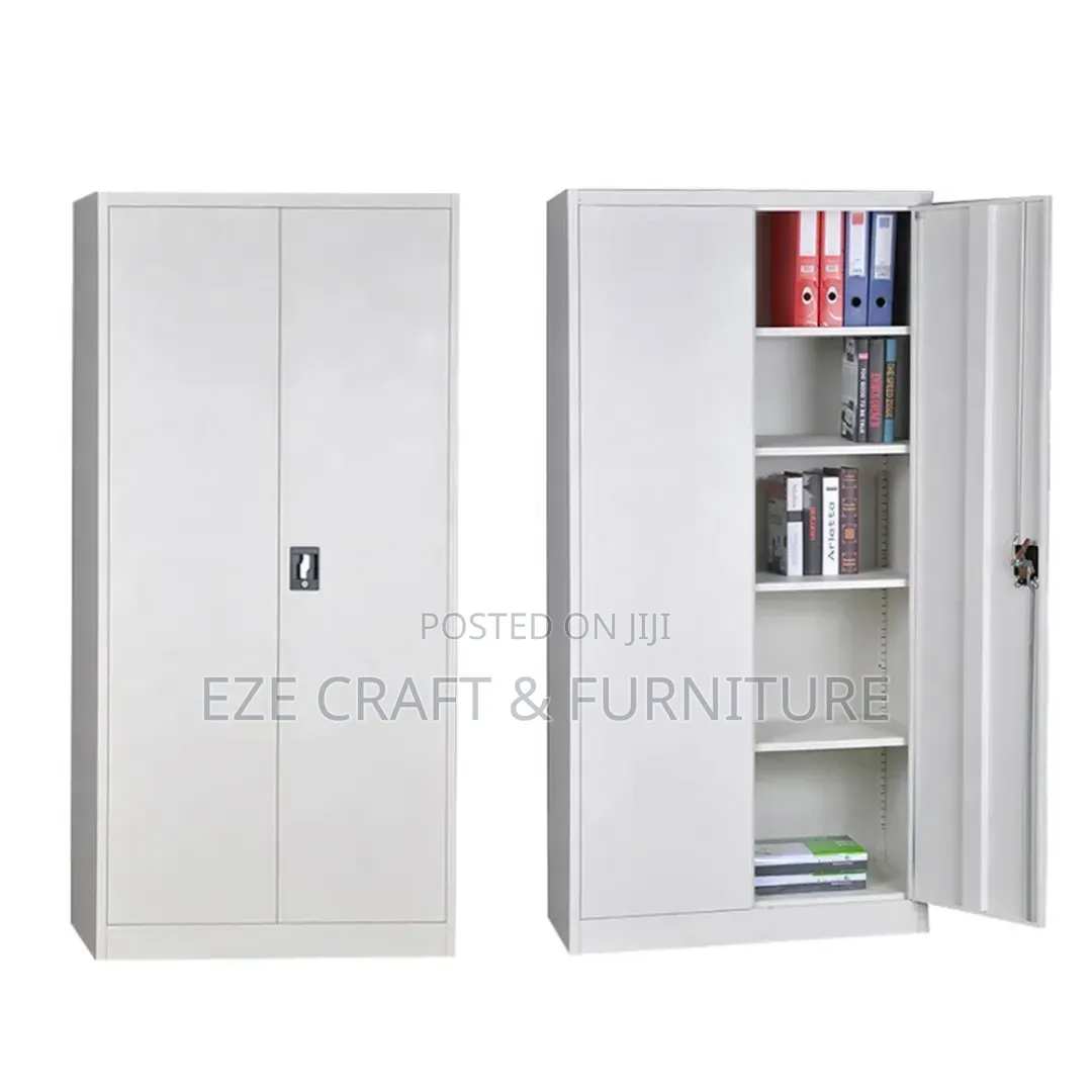 Full Height Metal Bookshelf Cabinet