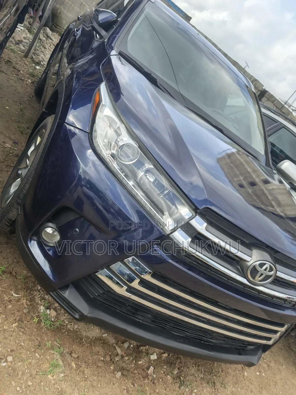 Toyota Highlander Limited V6 4x4 (3.5L 6cyl 6A) 2016 Blue