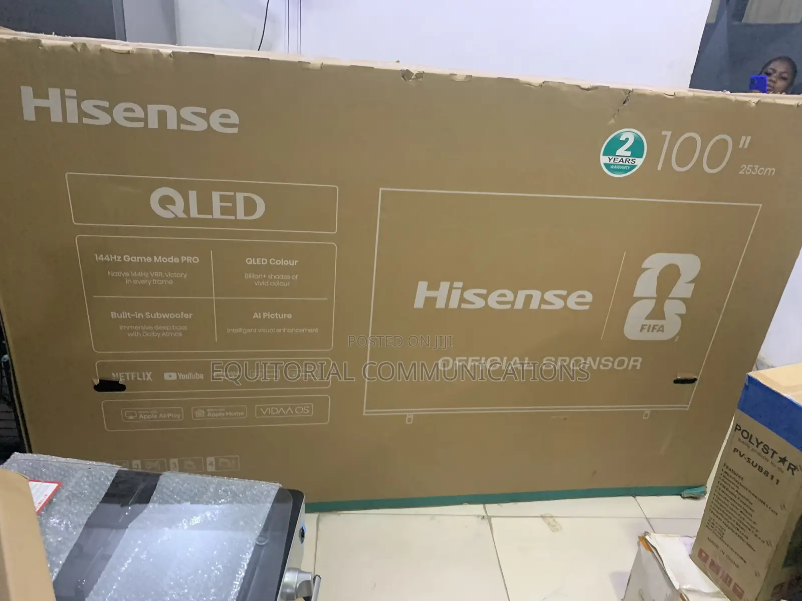 Hisense QLED 100-Inch Smart Television – Enjoy Every Picture in Style