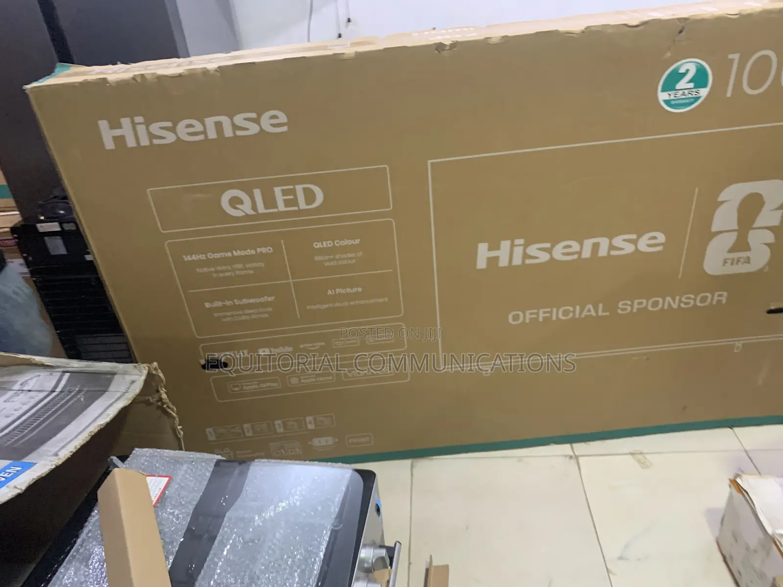 Hisense 100-Inch QLED TV – Enjoy an Impressive Large-Screen Display