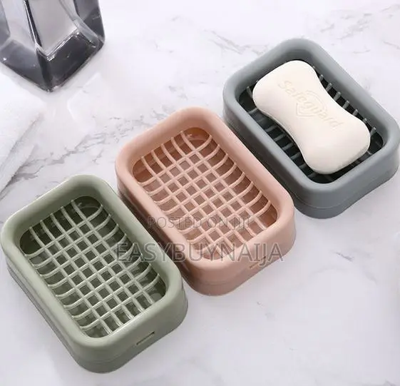 Double-Layer Drainable Mesh Soap Dish