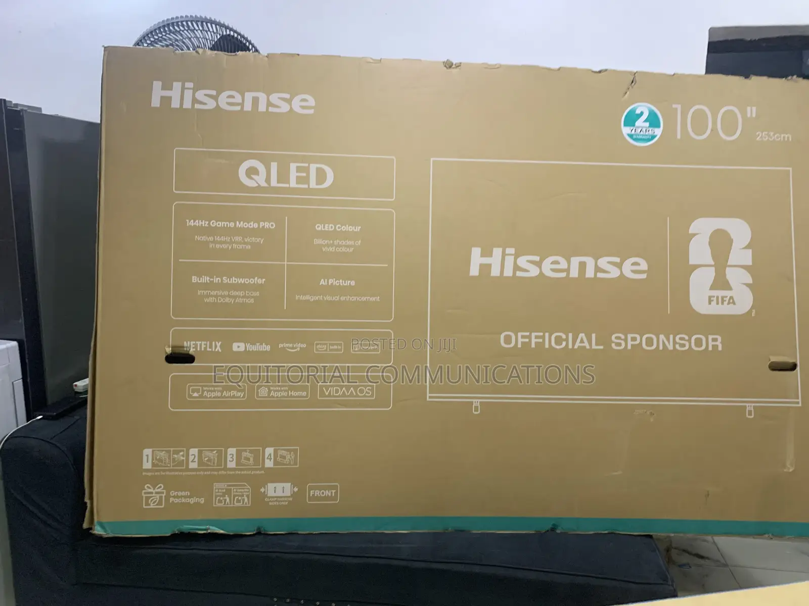 Hisense 100Q7Q 100-Inch QLED Smart TV – Smart Entertainment Made Simpl