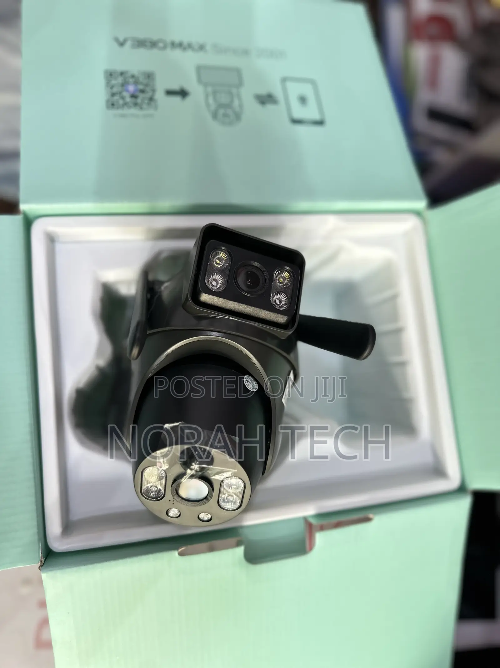 6mp V380 Max Bp9-L Aov Solar Panel Camera