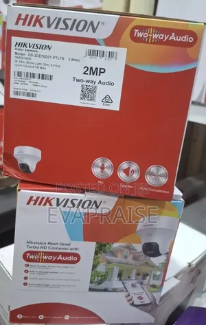 Hikvision Indoor 2MP Color Camera With Two-Way Audio