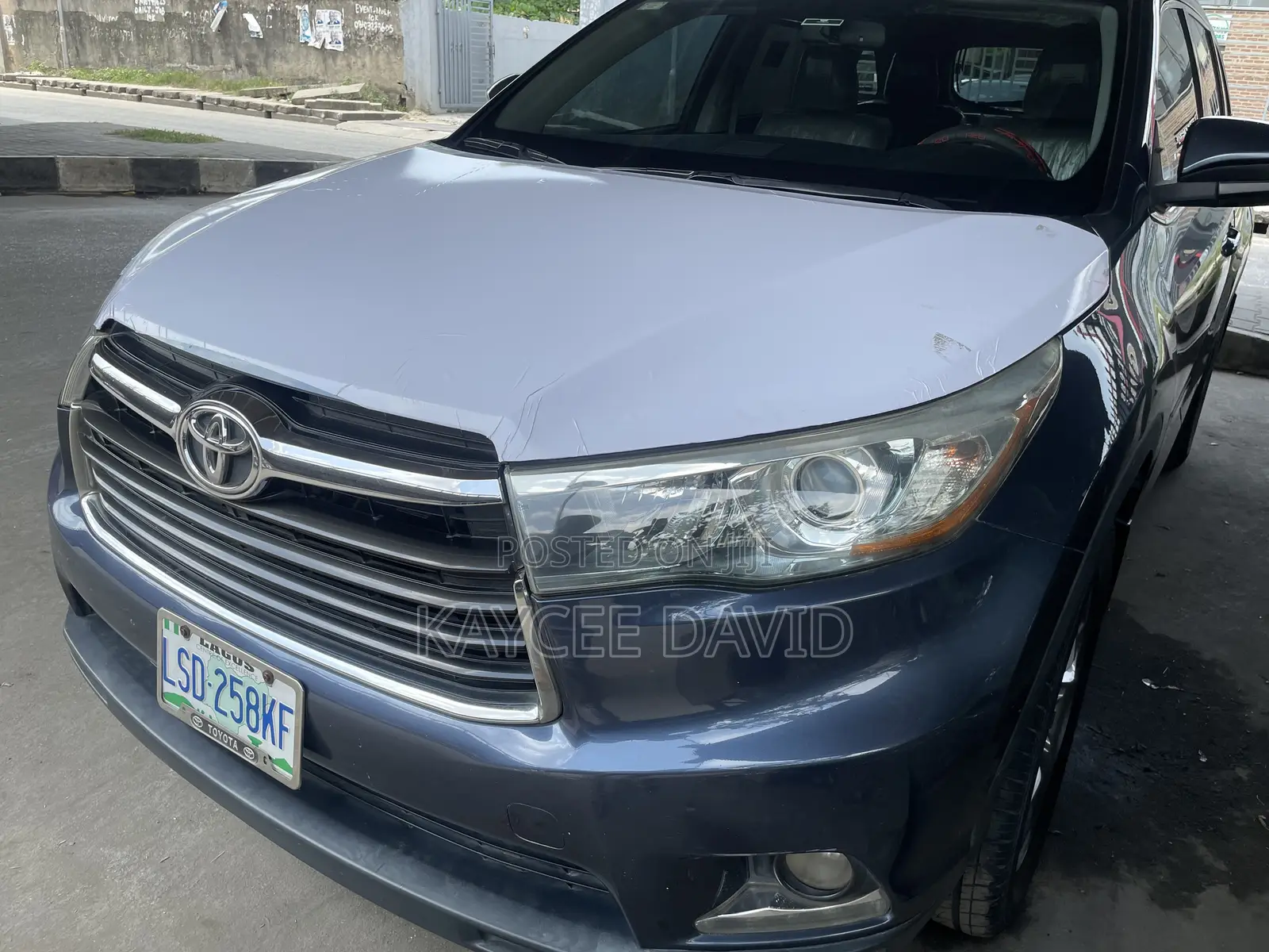 Toyota Highlander Limited 4dr SUV AWD (3.5L 6cyl 6A) 2015 Blue