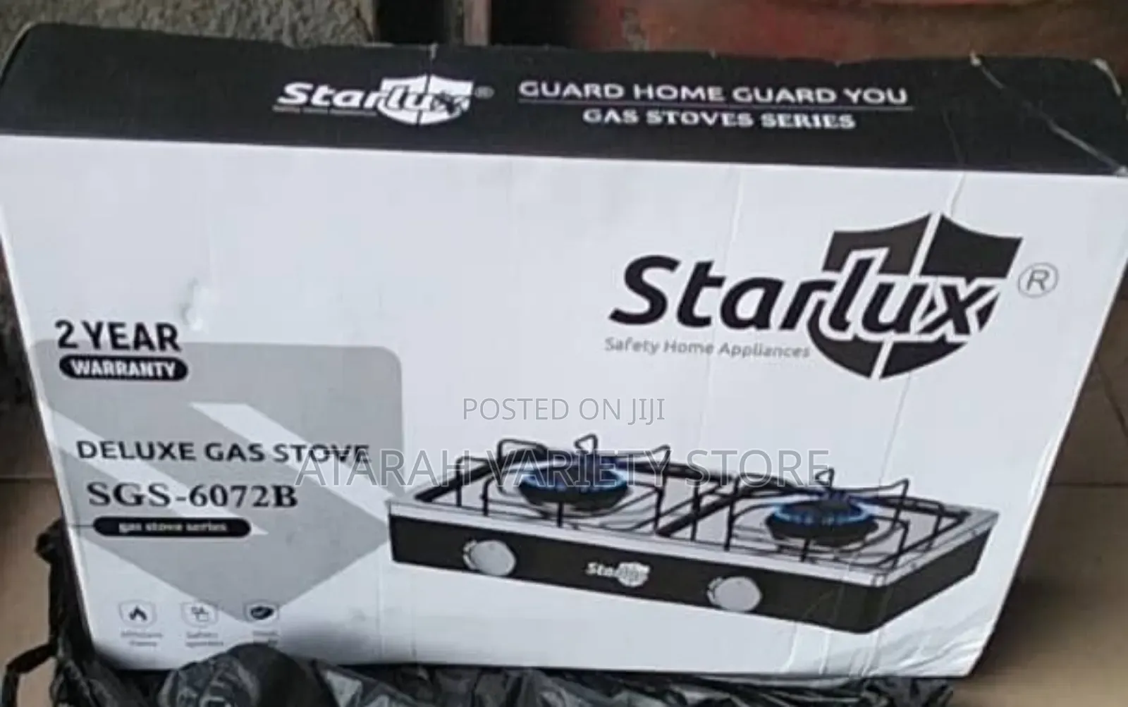 Starlux Portable Double Burner Gas Cooker