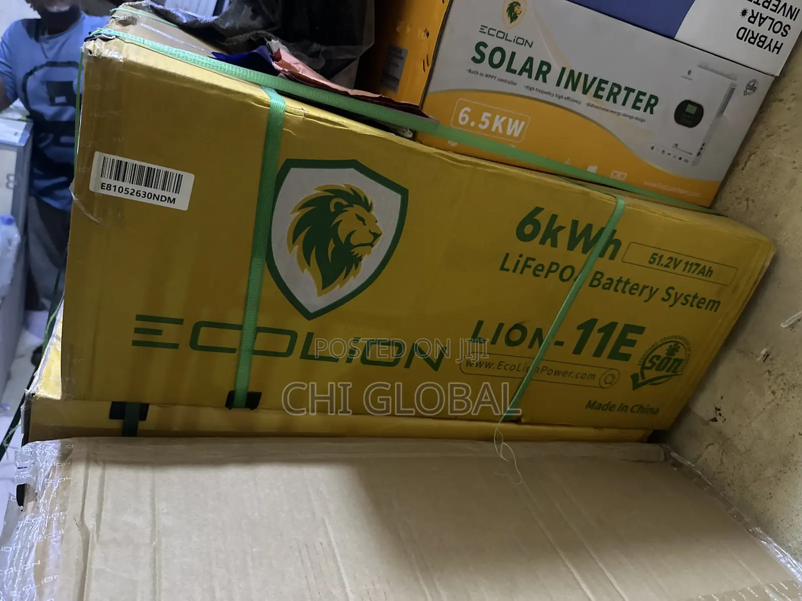 Ecolion 6kwh 117ah 48v Lithium Battery