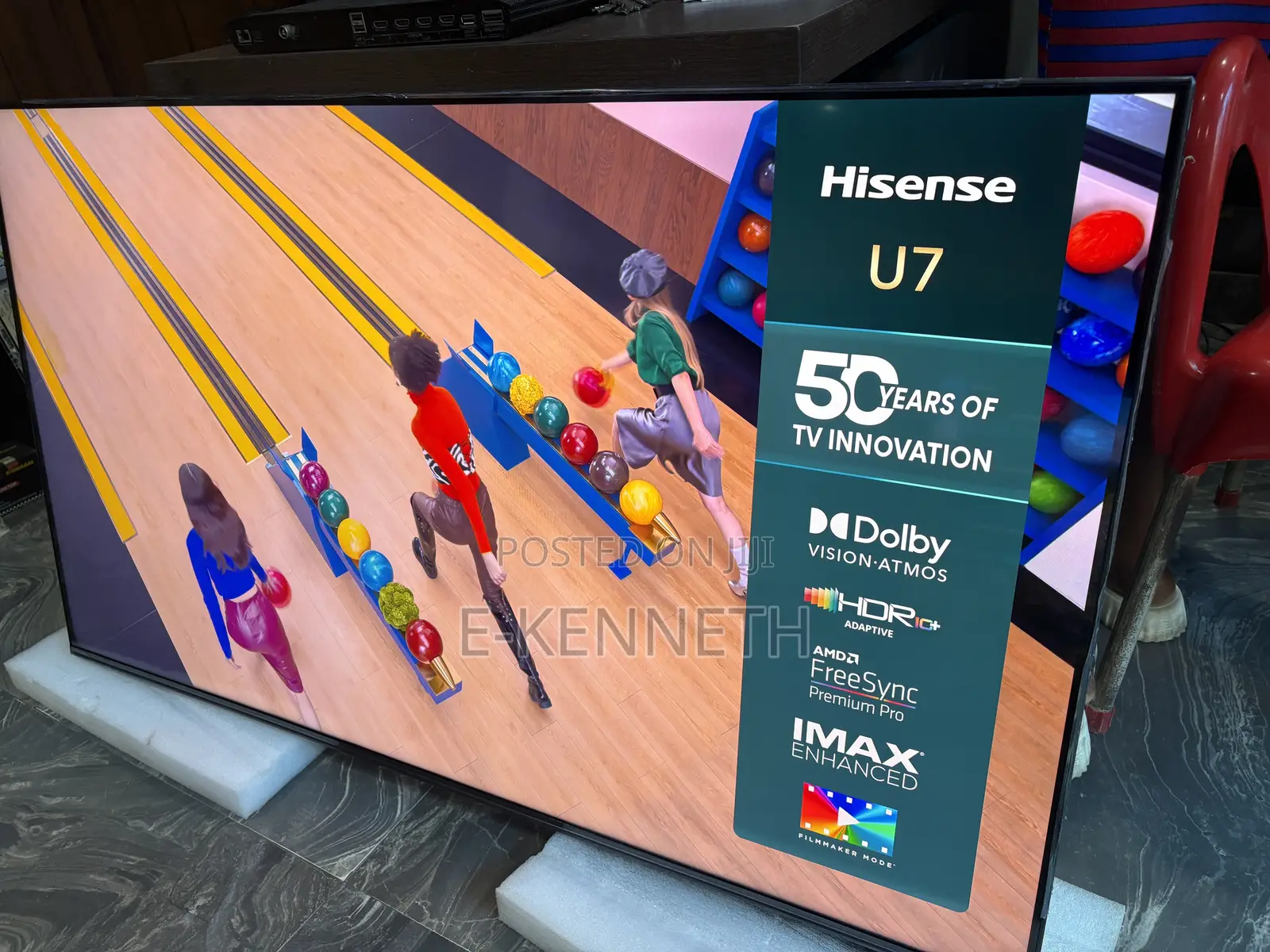 Hisense 55” Inches Uled U7 4k Smart TV