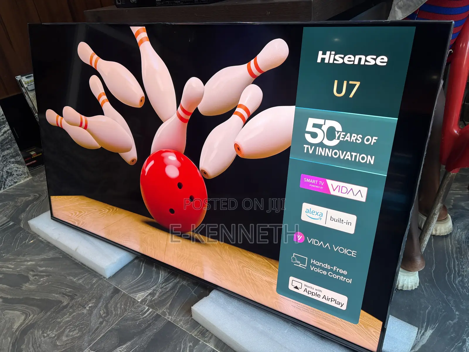 Hisense 55” Inches Uled U7 4k Smart TV