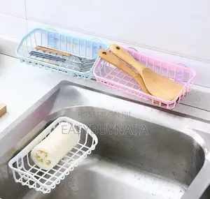 Kitchen Bathroom Double Suction Storage Rack