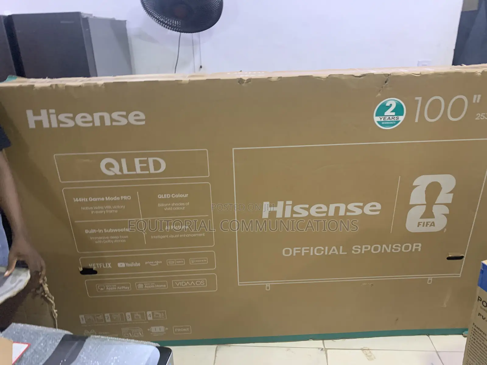 Hisense 100-Inch QLED Smart TV – Upgrade Your Everyday Viewing