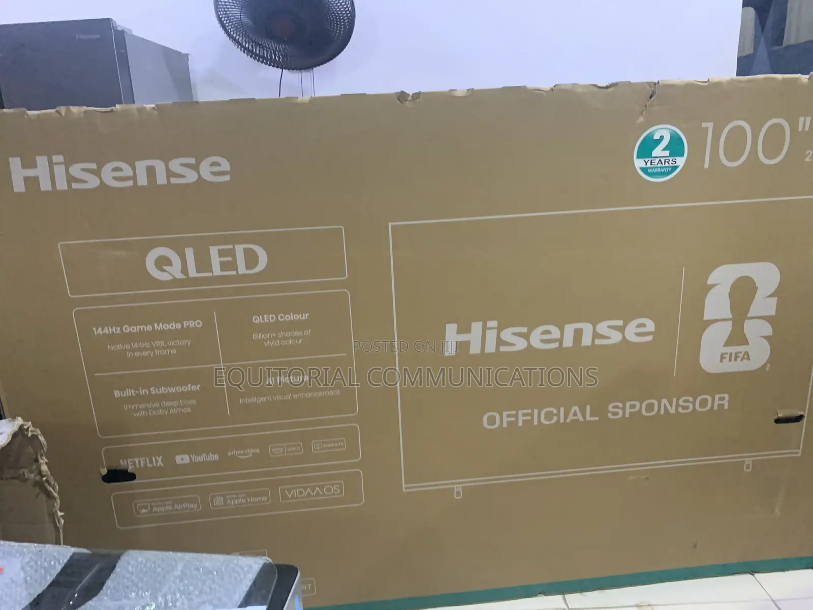 Hisense 100-Inch QLED Smart TV – Upgrade Your Everyday Viewing