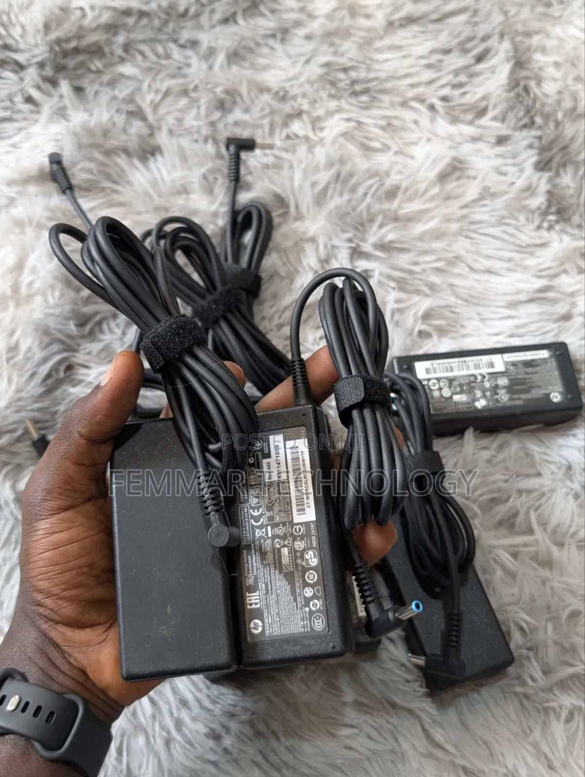 HP 65w Original Blue Mouth Charger